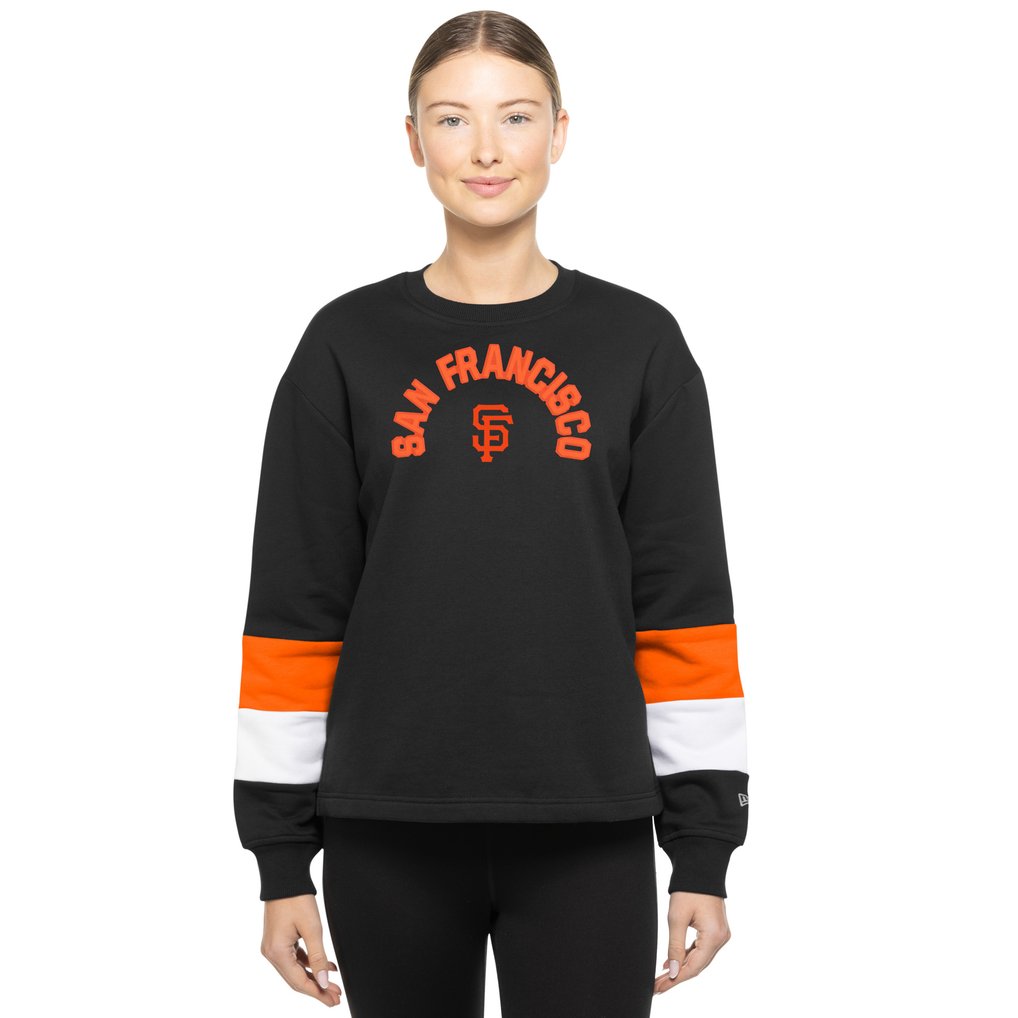  San Francisco Giants New Era Women's Game Day Color Pullover Sweatshirt - Black